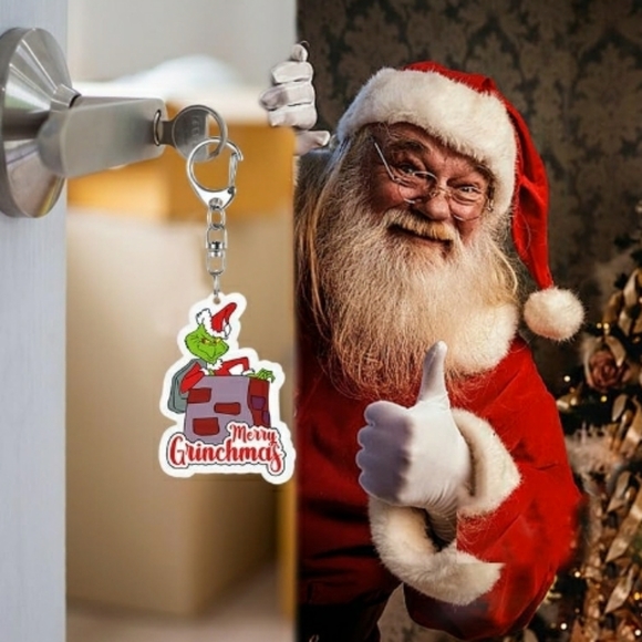 The grinch Christmas key chain - Picture 2 of 3